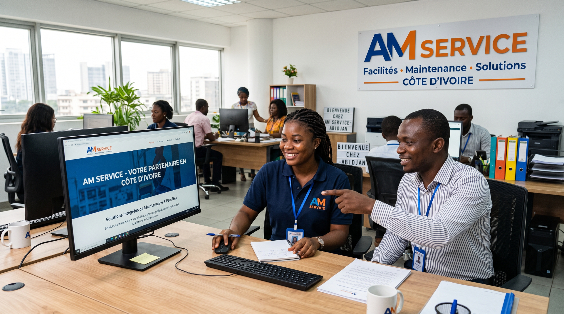 Agence digitale AM SERVICE - transformation digitale des entreprises en Côte d'Ivoire